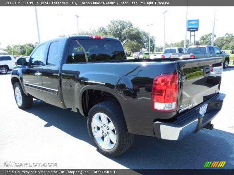 Carbon Black Metallic / Dark Titanium/Light Titanium 2012 GMC Sierra 1500 SLE Extended Cab