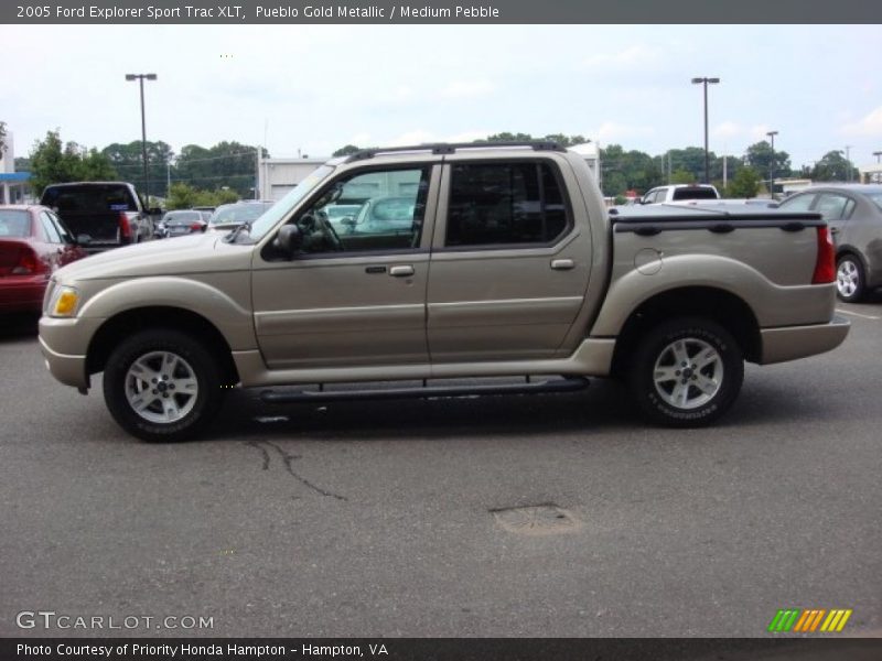 Pueblo Gold Metallic / Medium Pebble 2005 Ford Explorer Sport Trac XLT
