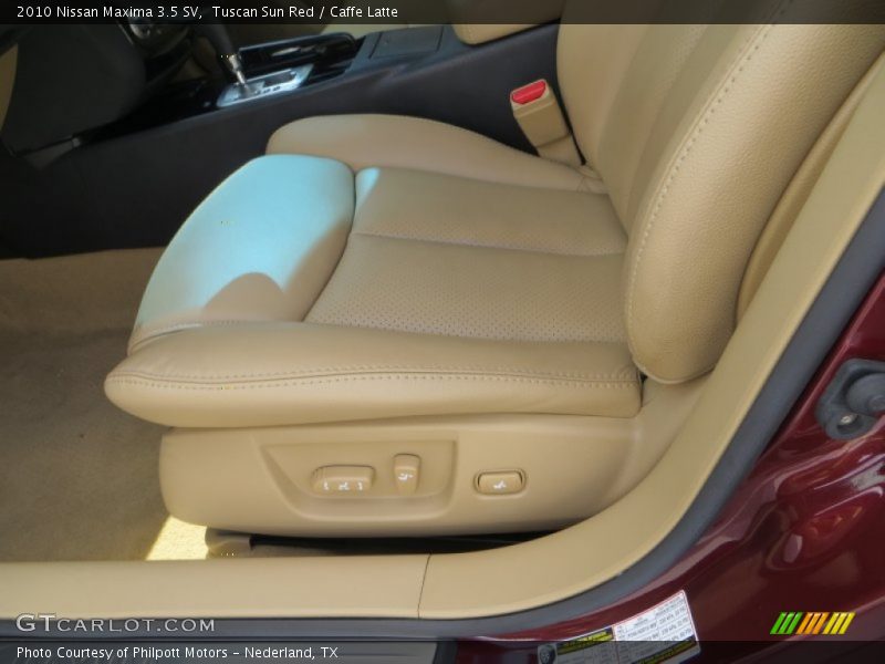 Tuscan Sun Red / Caffe Latte 2010 Nissan Maxima 3.5 SV