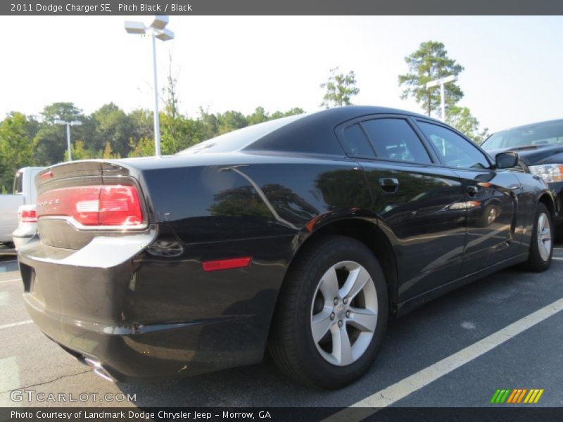 Pitch Black / Black 2011 Dodge Charger SE