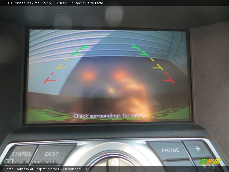 Tuscan Sun Red / Caffe Latte 2010 Nissan Maxima 3.5 SV