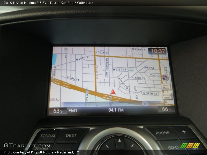 Tuscan Sun Red / Caffe Latte 2010 Nissan Maxima 3.5 SV