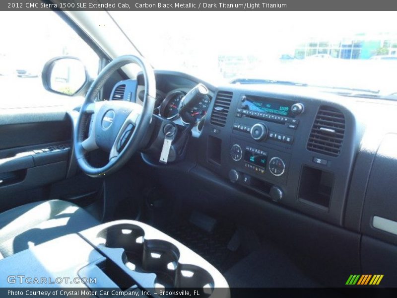 Carbon Black Metallic / Dark Titanium/Light Titanium 2012 GMC Sierra 1500 SLE Extended Cab