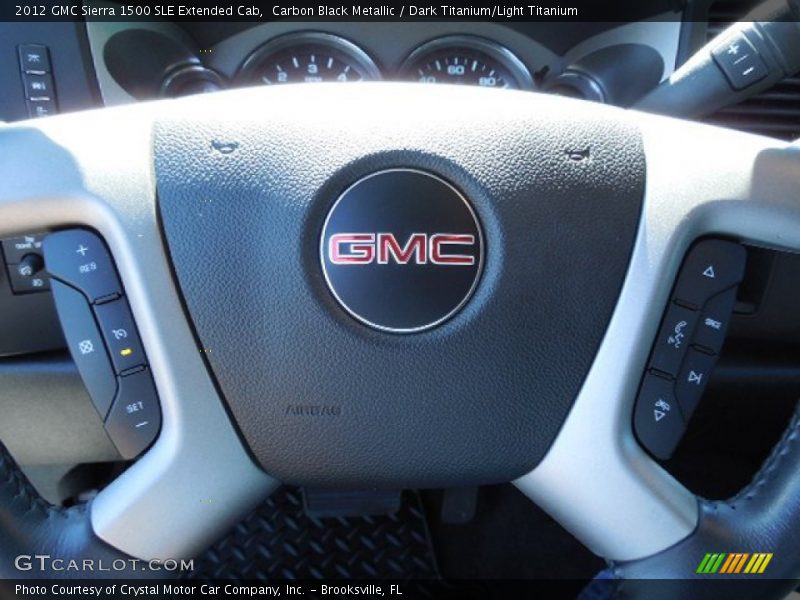 Carbon Black Metallic / Dark Titanium/Light Titanium 2012 GMC Sierra 1500 SLE Extended Cab