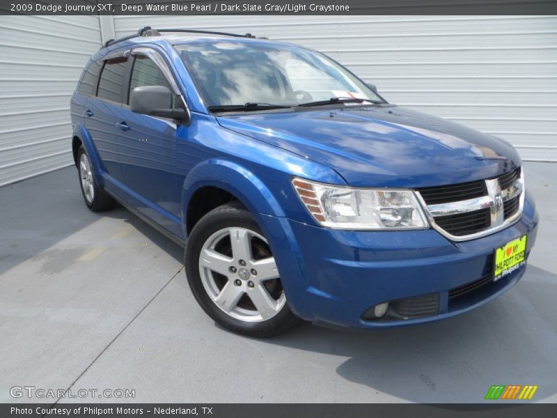 Deep Water Blue Pearl / Dark Slate Gray/Light Graystone 2009 Dodge Journey SXT