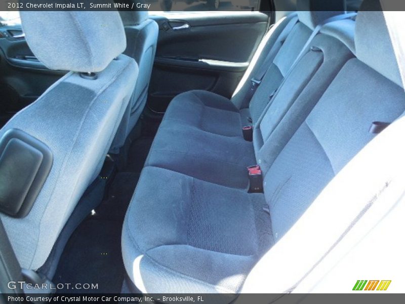 Summit White / Gray 2012 Chevrolet Impala LT