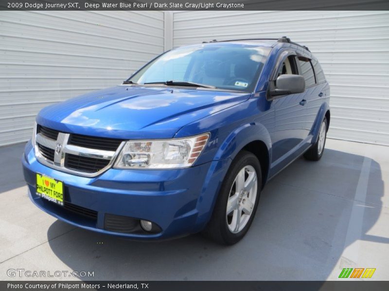 Deep Water Blue Pearl / Dark Slate Gray/Light Graystone 2009 Dodge Journey SXT