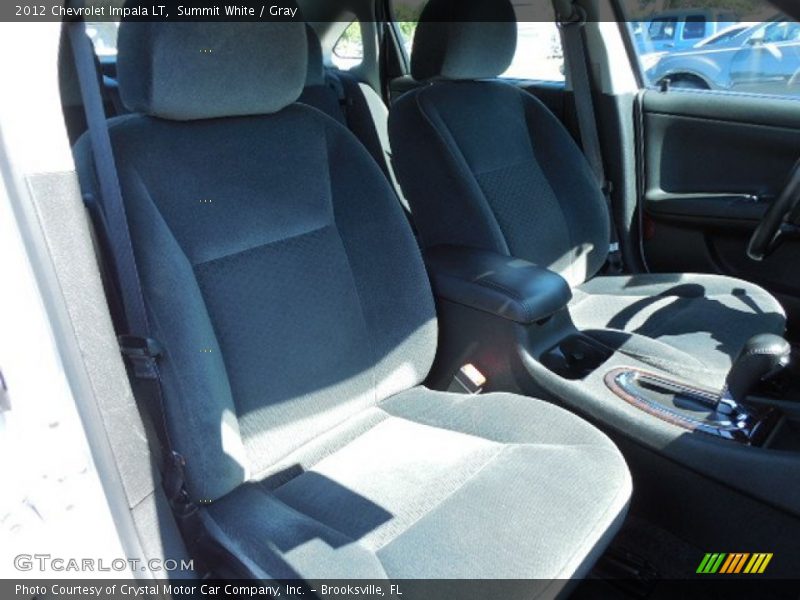 Summit White / Gray 2012 Chevrolet Impala LT