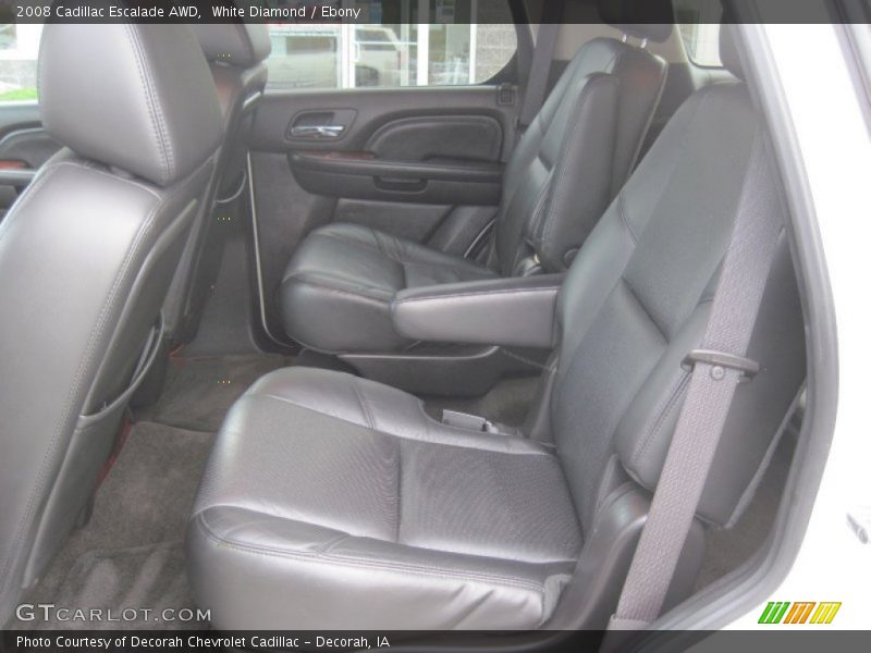 White Diamond / Ebony 2008 Cadillac Escalade AWD