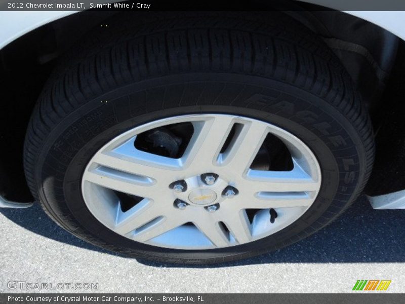 Summit White / Gray 2012 Chevrolet Impala LT