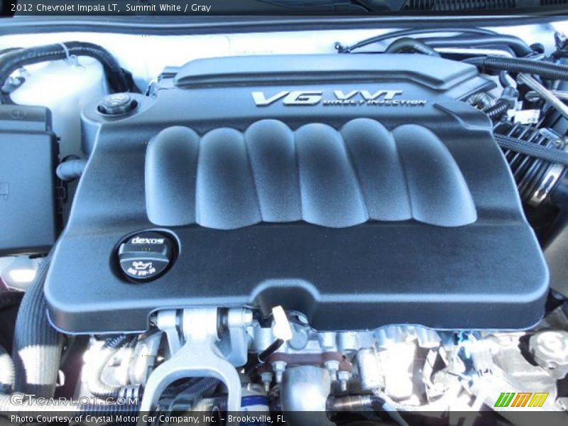 Summit White / Gray 2012 Chevrolet Impala LT