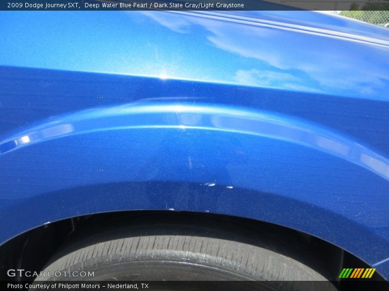 Deep Water Blue Pearl / Dark Slate Gray/Light Graystone 2009 Dodge Journey SXT