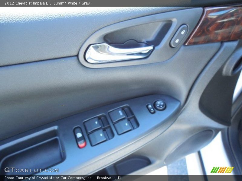 Summit White / Gray 2012 Chevrolet Impala LT