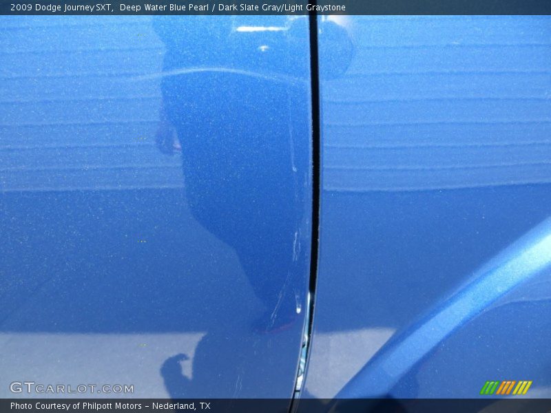 Deep Water Blue Pearl / Dark Slate Gray/Light Graystone 2009 Dodge Journey SXT