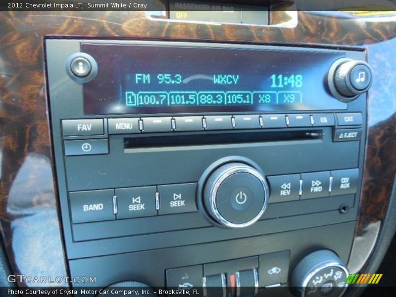 Summit White / Gray 2012 Chevrolet Impala LT