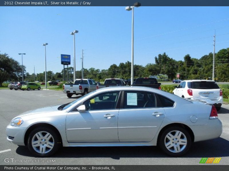 Silver Ice Metallic / Gray 2012 Chevrolet Impala LT