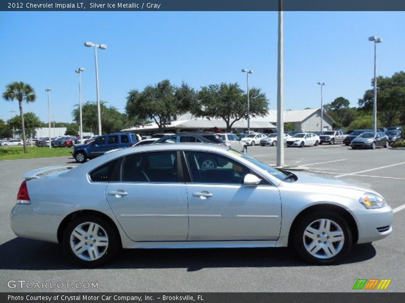 Silver Ice Metallic / Gray 2012 Chevrolet Impala LT