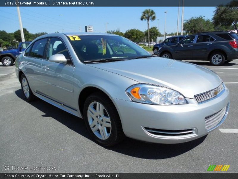 Silver Ice Metallic / Gray 2012 Chevrolet Impala LT