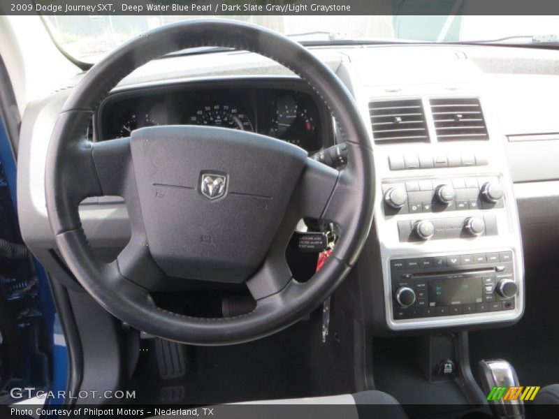 Deep Water Blue Pearl / Dark Slate Gray/Light Graystone 2009 Dodge Journey SXT