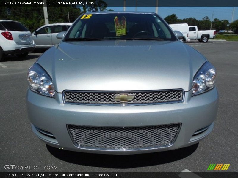 Silver Ice Metallic / Gray 2012 Chevrolet Impala LT