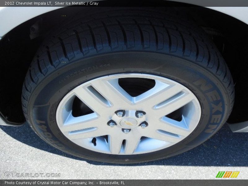 Silver Ice Metallic / Gray 2012 Chevrolet Impala LT