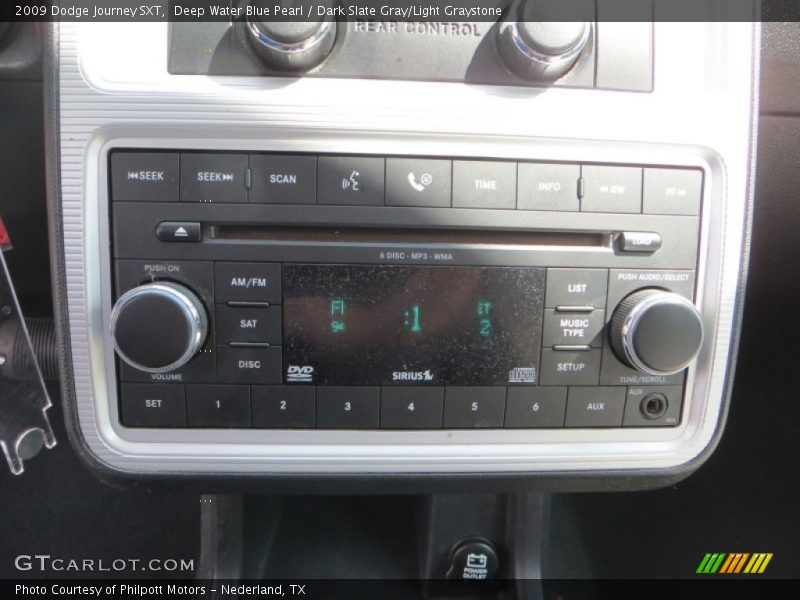 Deep Water Blue Pearl / Dark Slate Gray/Light Graystone 2009 Dodge Journey SXT
