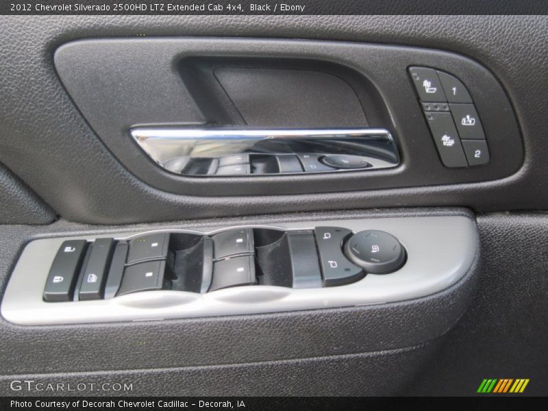 Controls of 2012 Silverado 2500HD LTZ Extended Cab 4x4