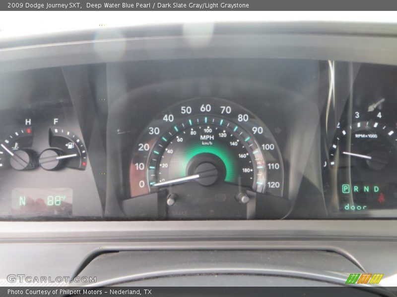Deep Water Blue Pearl / Dark Slate Gray/Light Graystone 2009 Dodge Journey SXT