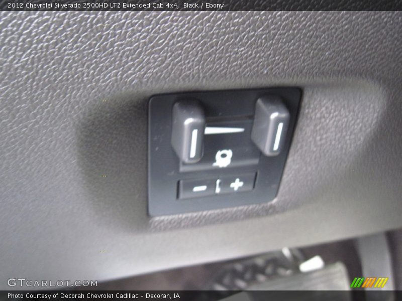 Controls of 2012 Silverado 2500HD LTZ Extended Cab 4x4