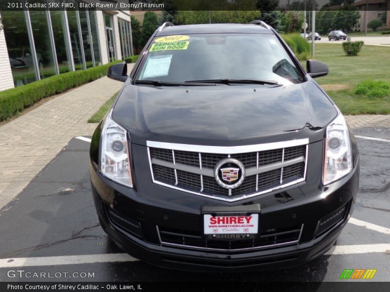 Black Raven / Ebony/Titanium 2011 Cadillac SRX FWD