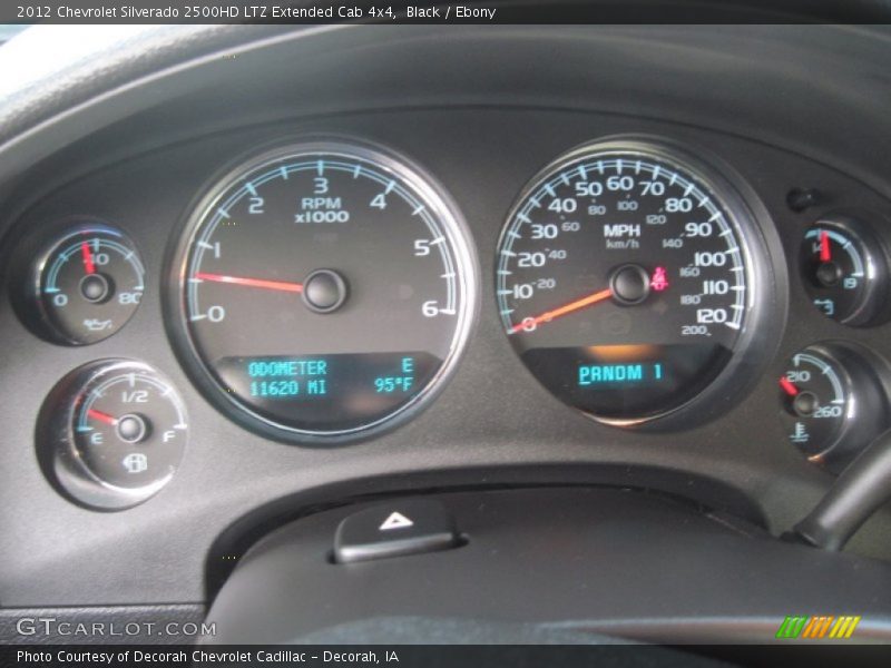 2012 Silverado 2500HD LTZ Extended Cab 4x4 LTZ Extended Cab 4x4 Gauges