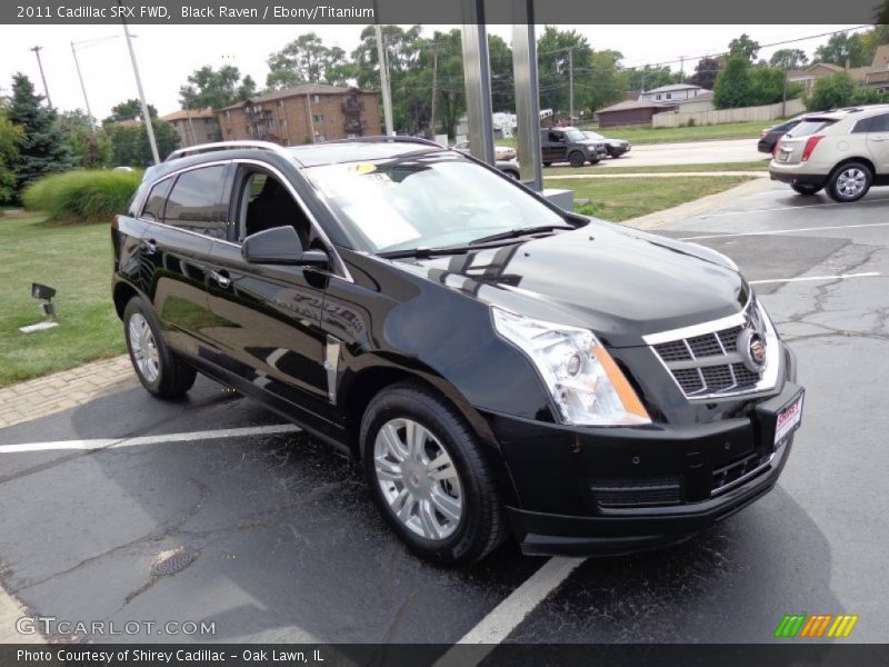 Black Raven / Ebony/Titanium 2011 Cadillac SRX FWD