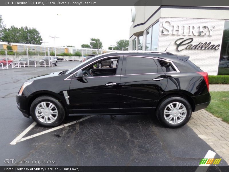 Black Raven / Ebony/Titanium 2011 Cadillac SRX FWD