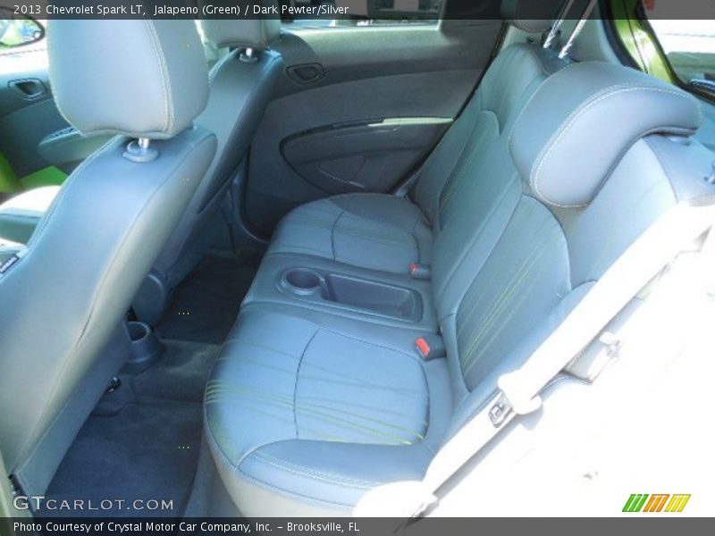 Jalapeno (Green) / Dark Pewter/Silver 2013 Chevrolet Spark LT