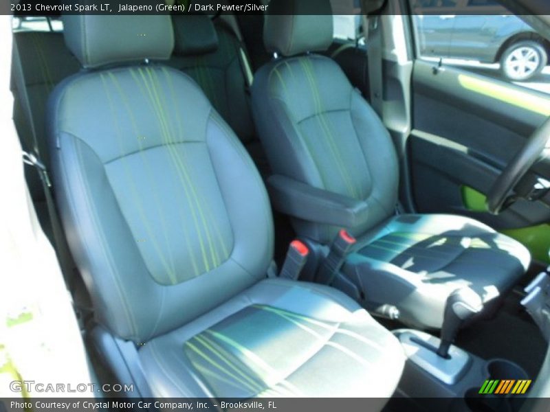 Jalapeno (Green) / Dark Pewter/Silver 2013 Chevrolet Spark LT