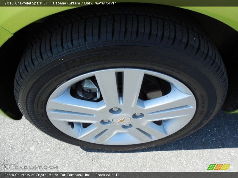 Jalapeno (Green) / Dark Pewter/Silver 2013 Chevrolet Spark LT
