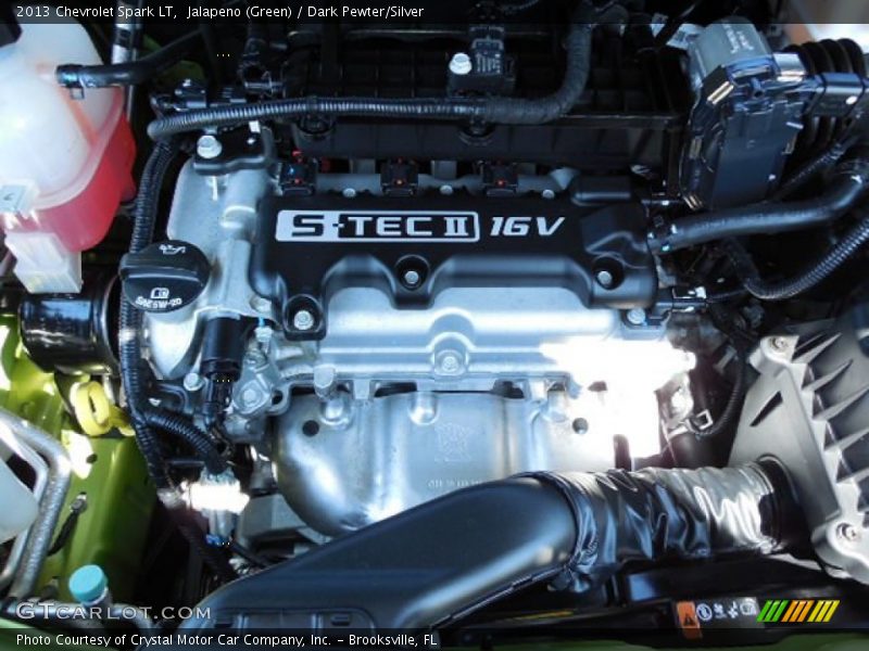 Jalapeno (Green) / Dark Pewter/Silver 2013 Chevrolet Spark LT