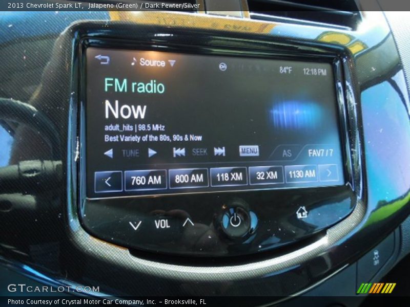Jalapeno (Green) / Dark Pewter/Silver 2013 Chevrolet Spark LT
