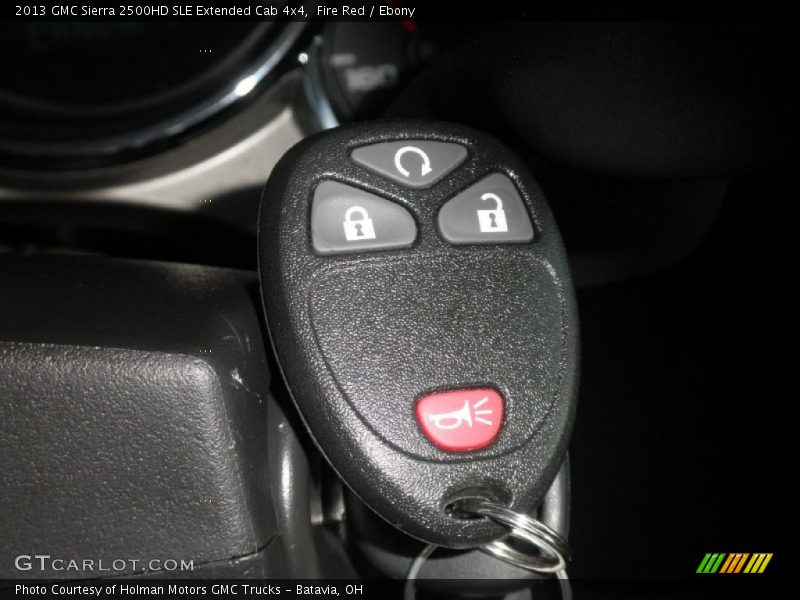 Fire Red / Ebony 2013 GMC Sierra 2500HD SLE Extended Cab 4x4