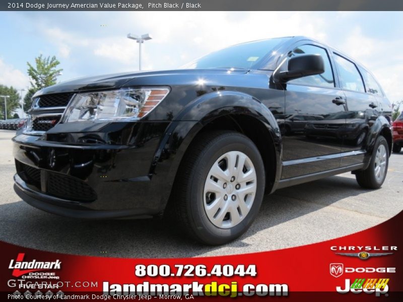 Pitch Black / Black 2014 Dodge Journey Amercian Value Package