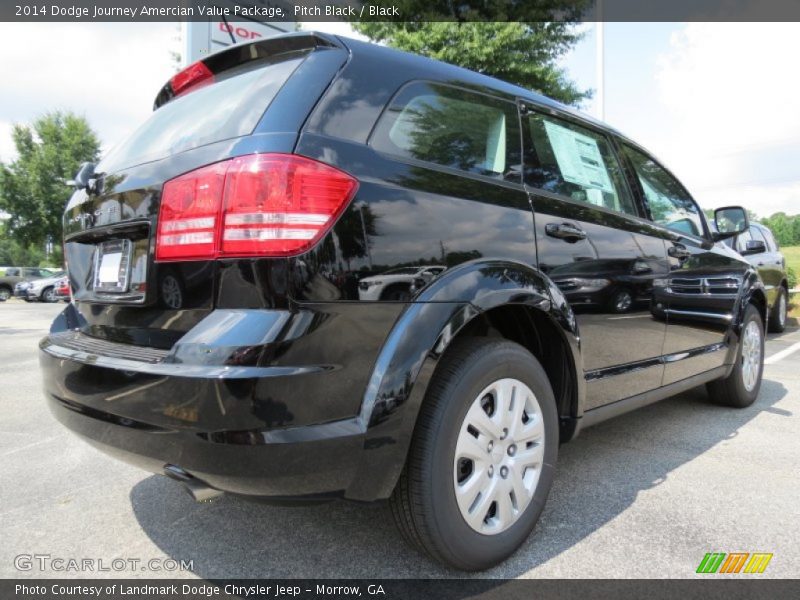 Pitch Black / Black 2014 Dodge Journey Amercian Value Package