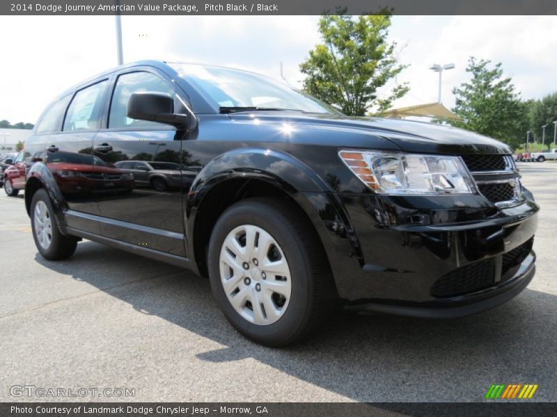Pitch Black / Black 2014 Dodge Journey Amercian Value Package