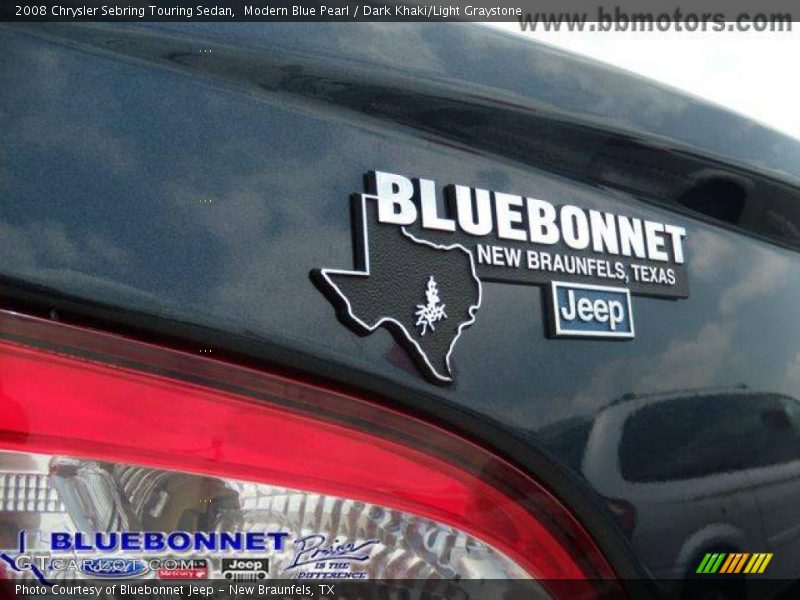 Modern Blue Pearl / Dark Khaki/Light Graystone 2008 Chrysler Sebring Touring Sedan