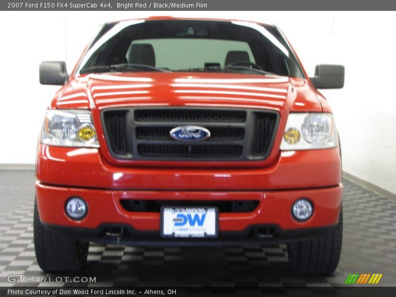 Bright Red / Black/Medium Flint 2007 Ford F150 FX4 SuperCab 4x4