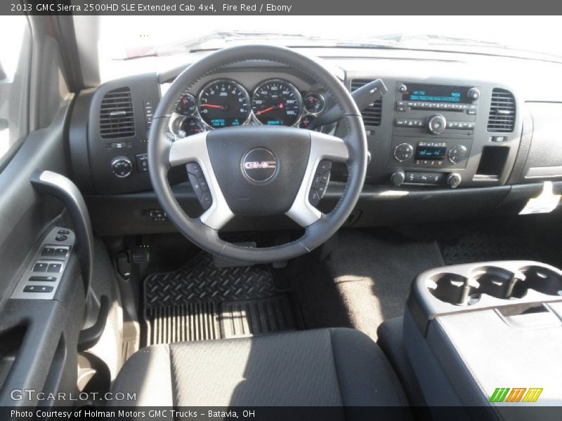 Fire Red / Ebony 2013 GMC Sierra 2500HD SLE Extended Cab 4x4