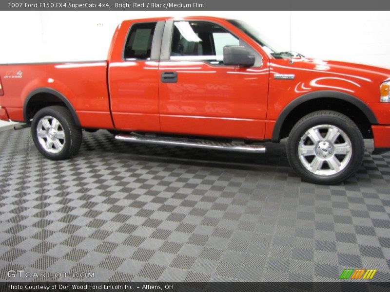 Bright Red / Black/Medium Flint 2007 Ford F150 FX4 SuperCab 4x4