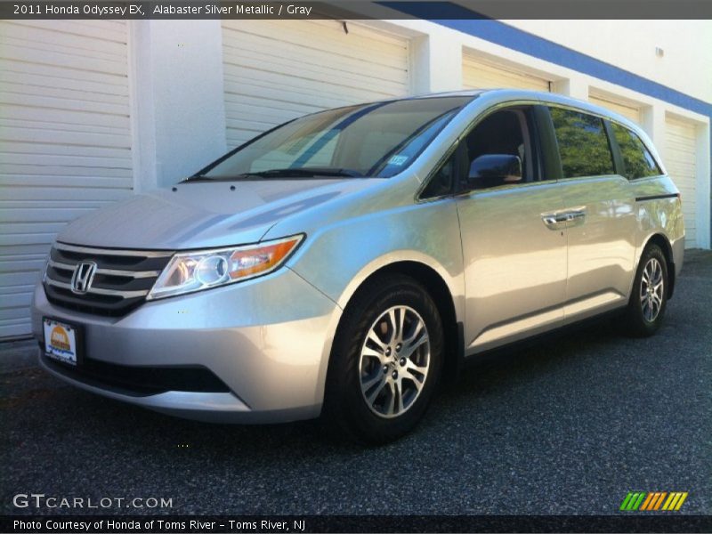 Alabaster Silver Metallic / Gray 2011 Honda Odyssey EX
