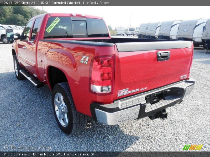 Fire Red / Ebony 2013 GMC Sierra 2500HD SLE Extended Cab 4x4