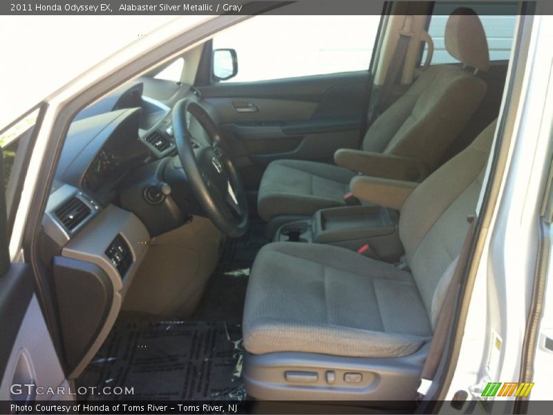 Alabaster Silver Metallic / Gray 2011 Honda Odyssey EX