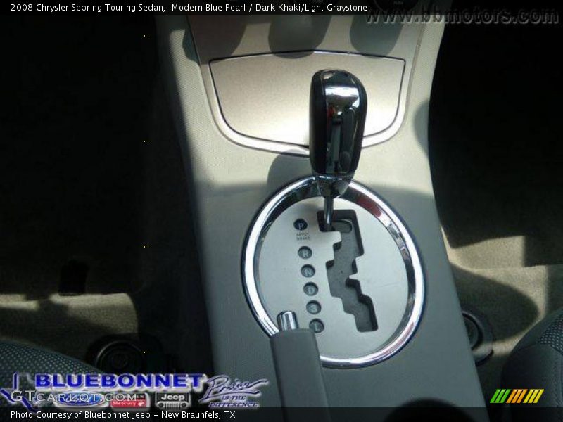 Modern Blue Pearl / Dark Khaki/Light Graystone 2008 Chrysler Sebring Touring Sedan